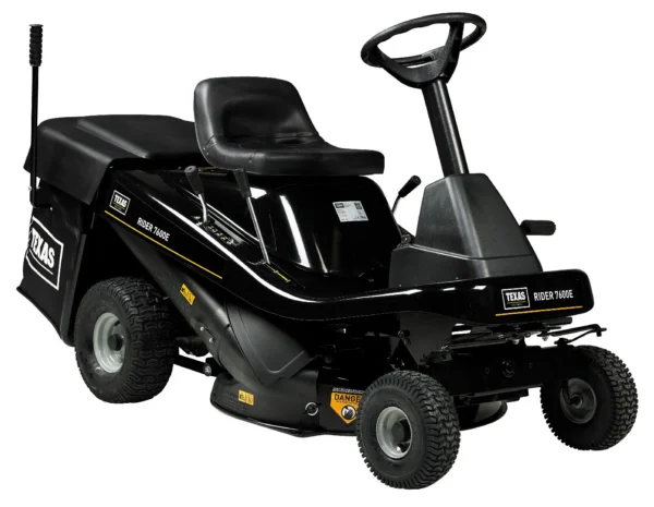 Tondeuse autoportée 3-en-1 Texas Rider 7600E avec kit mulching - modèle 2025